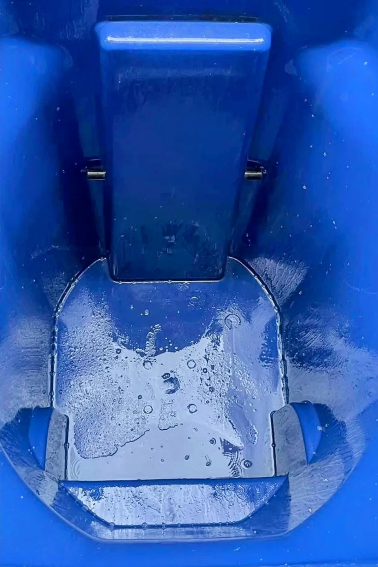 Clean dumpster after cleaning