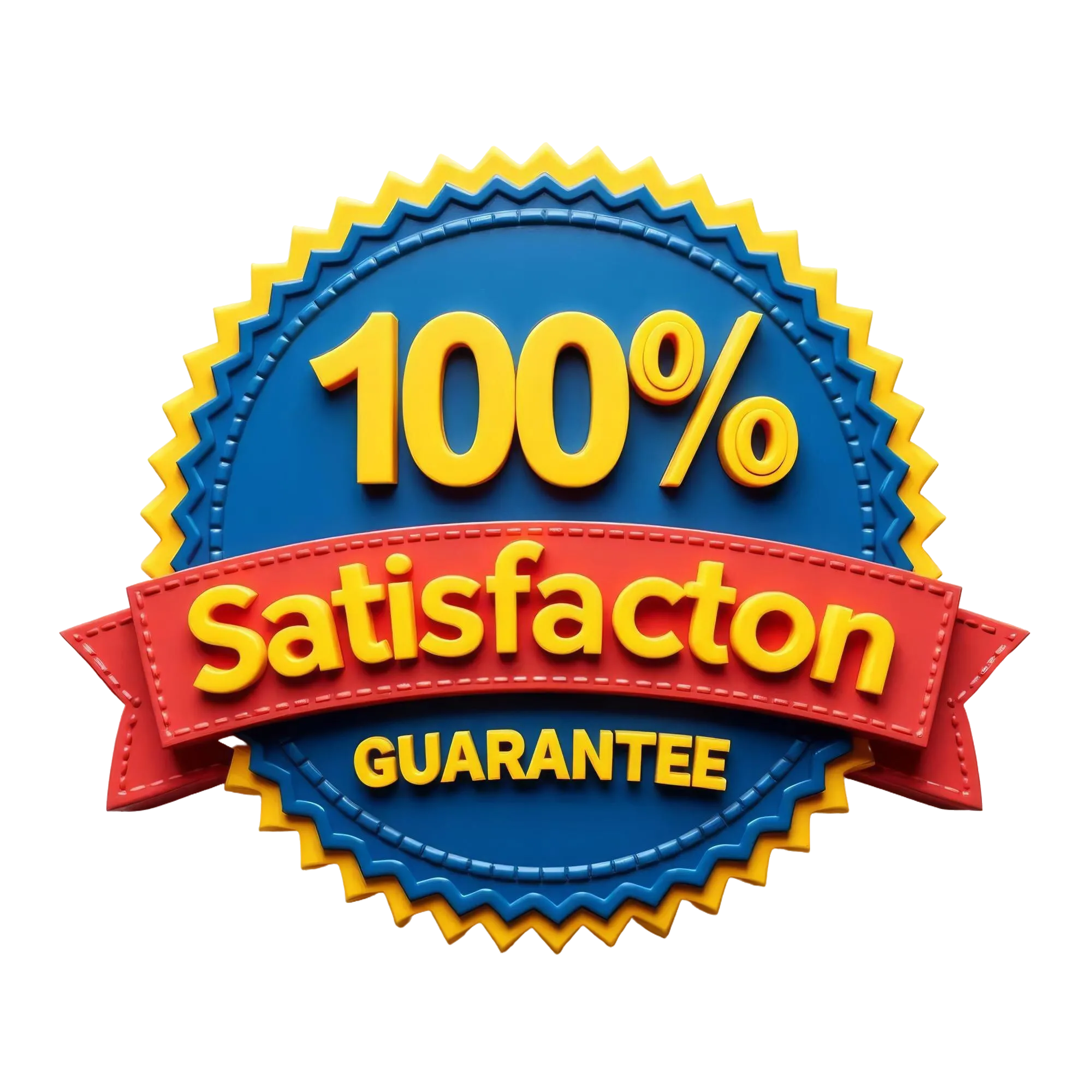 100% Satisfaction Guarantee badge